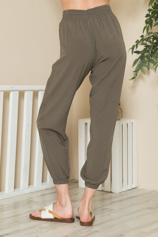 EASY WEAR DRAWSTRING JOGGER PANTS