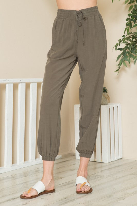 EASY WEAR DRAWSTRING JOGGER PANTS