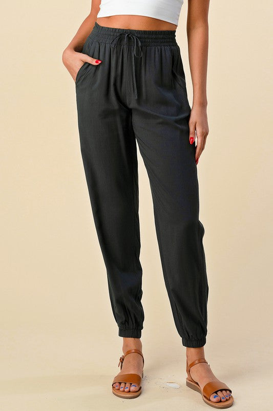 EASY WEAR DRAWSTRING JOGGER PANTS