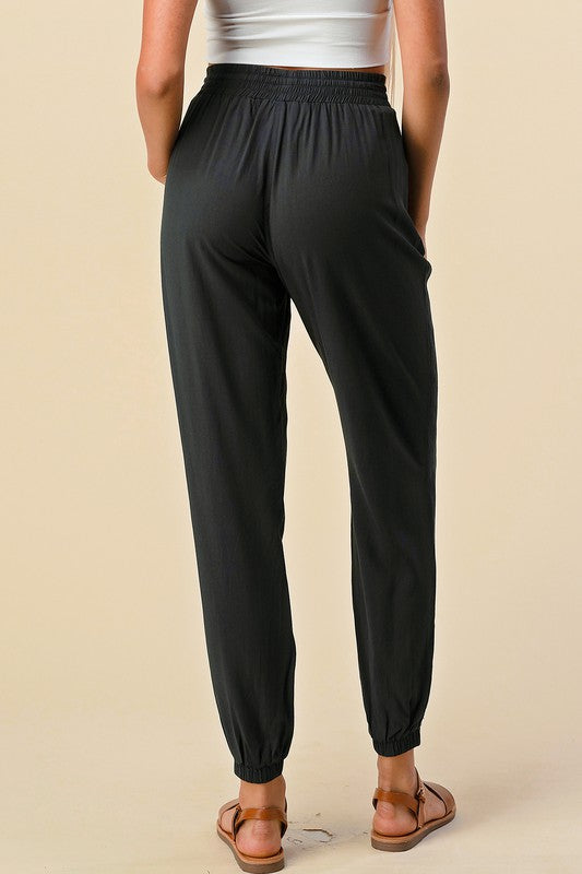 EASY WEAR DRAWSTRING JOGGER PANTS