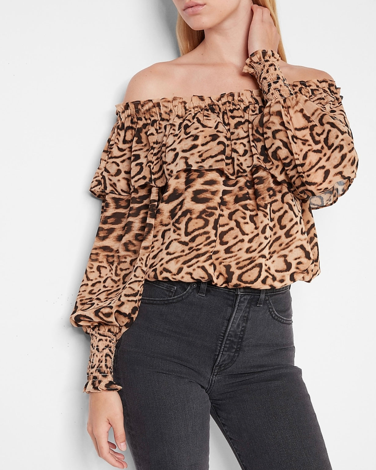 Leopardo Print Top