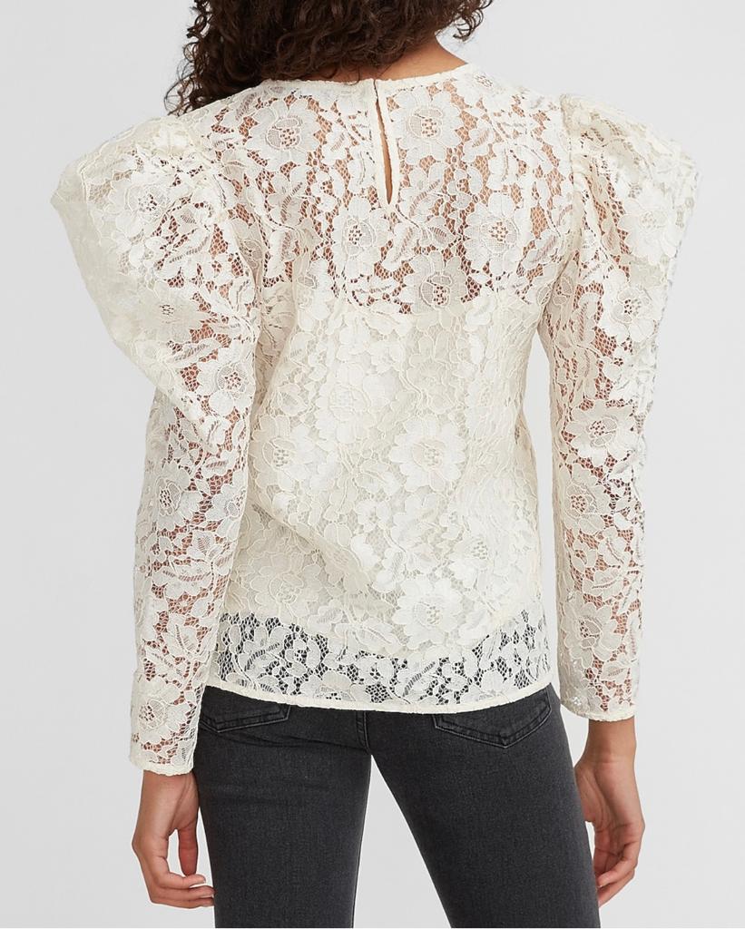 Lace Sleeve Top