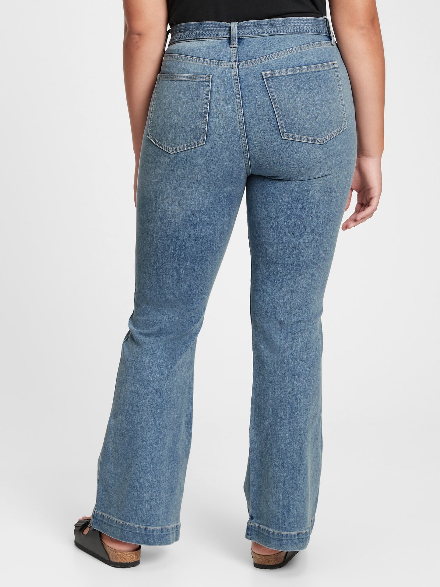 High Rise Flare Denim Pant